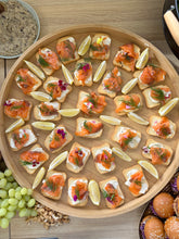 Load image into Gallery viewer, Salmon &amp; Cream Cheese Crostini&#39;s
